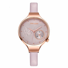 Load image into Gallery viewer, Women Leather Flower Watch