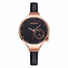 Load image into Gallery viewer, Women Leather Flower Watch